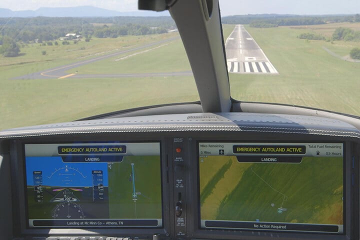 Cirrus Vision Jet Autoland Can Land a Plane With Push of a Button