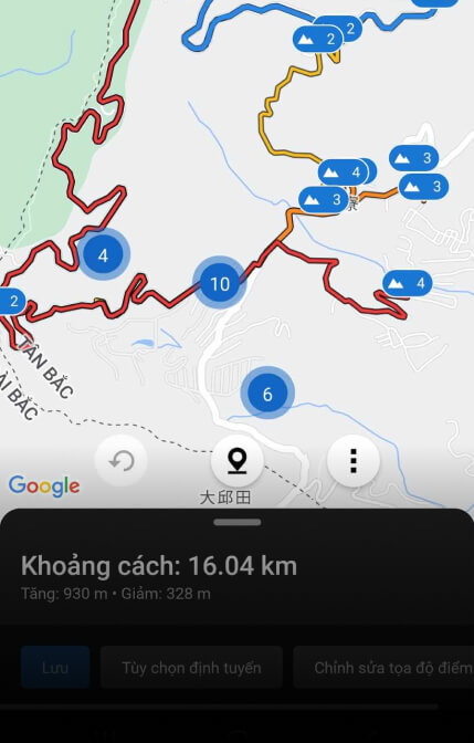 Garmin Connect App, Plan Your Route, Climb